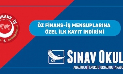 SINAV OKULLARI ÖZ FİNANS-İŞ ANLAŞMASI