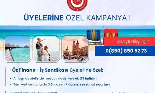 TATİL KARESİNDEN ÜYELERİMİZE ÖZEL İNDİRİM
